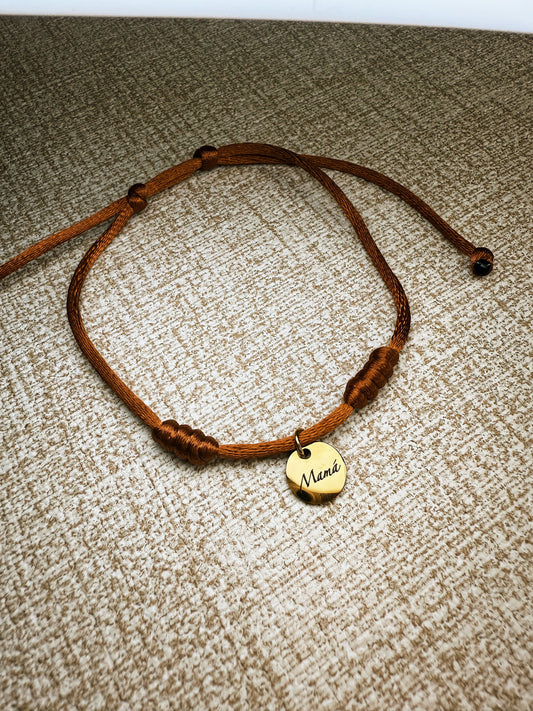 pulsera con dije de mama 