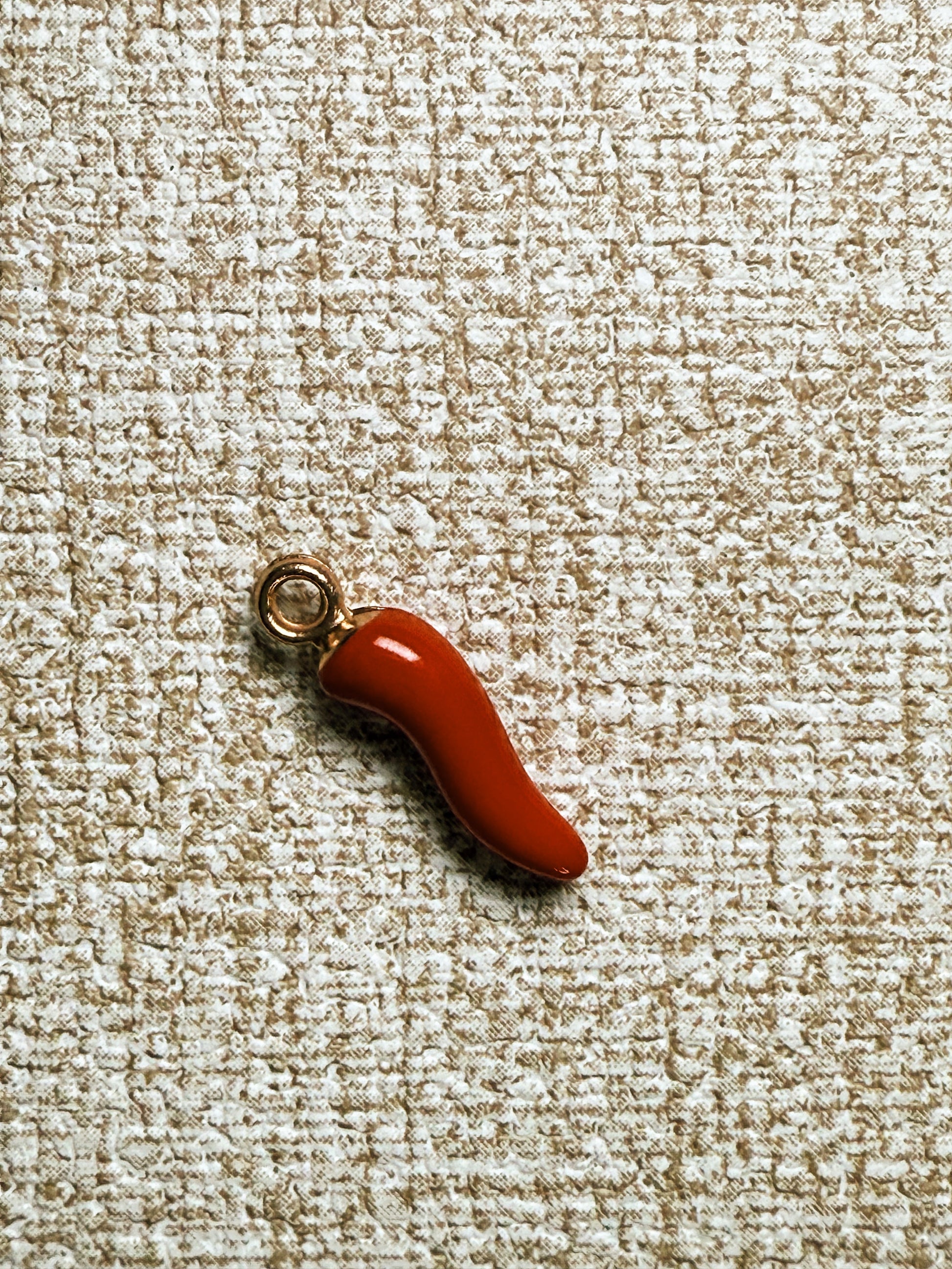 charm de Chile rojo acero inoxidable